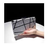 上品な光沢が目を惹くボックス型パーティーバッグ 2way ラメ | maison de LATIR | 詳細画像2