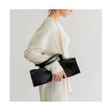 高級感のあるフェイクレザーを使用したトートバッグ キレイめ かっちり | maison de LATIR | 詳細画像3 