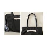 高級感のあるフェイクレザーを使用したトートバッグ キレイめ かっちり | maison de LATIR | 詳細画像12 