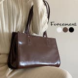 高級感のあるフェイクレザーを使用したトートバッグ キレイめ かっちり | maison de LATIR | 詳細画像1 