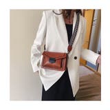 大人カジュアルなスクエアバッグ ショルダーバッグ 綺麗め | maison de LATIR | 詳細画像10