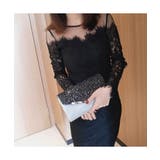 コーデをエレガントに仕上げてくれるバイカラークラッチバッグ パーティーバッグ | maison de LATIR | 詳細画像2