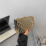 華やかでキュートなキルティングデザインクラッチバッグ パーティーバッグ | maison de LATIR | 詳細画像8