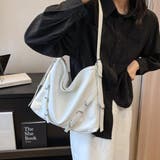 書類もしっかり入れられるベルトデザイン2WAYショルダーバッグ A4サイズ | maison de LATIR | 詳細画像3