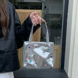 大人可愛いコーデを輝かせるビジュー付き2WAYハンドバッグ チェーンバッグ | maison de LATIR | 詳細画像5
