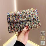 上品な華やかさが魅力のチェーンショルダーバッグ クラッチバッグ カラフル | maison de LATIR | 詳細画像1