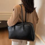 ブラック | 毎日にちょうどいい収納力、きれいめに持てる万能バッグ オフィス オフィスカジュア… | maison de LATIR