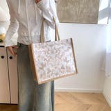 コーデに華やかさを添える、上品ボタニカル柄トートバッグ 花柄 大容量 | maison de LATIR | 詳細画像7
