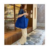 ギンガムチェック×無地リバーシブルデザイントートバッグ 2way 大容量 | maison de LATIR | 詳細画像10 