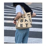 英字プリントがポイントのトートバッグ キャンバストートバッグ マザーバッグ | maison de LATIR | 詳細画像7