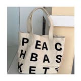 英字プリントがポイントのトートバッグ キャンバストートバッグ マザーバッグ | maison de LATIR | 詳細画像8