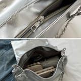 メタリック感がトレンドライクな2wayチェーンショルダーバッグ フェイクレザー | maison de LATIR | 詳細画像11