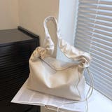 程よい光沢感のフリルギャザーバック | maison de LATIR | 詳細画像8 