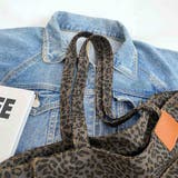 コーデのワンポイントにぴったりなヒョウ柄BIGトートバッグ 大きな開口部 肩掛け | maison de LATIR | 詳細画像9 