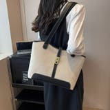 大容量キャンバスショルダートート バッグ トートバッグ | maison de LATIR | 詳細画像3 