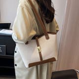 大容量キャンバスショルダートート バッグ トートバッグ | maison de LATIR | 詳細画像6 