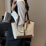 大容量キャンバスショルダートート バッグ トートバッグ | maison de LATIR | 詳細画像7 