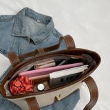 大容量キャンバスショルダートート バッグ トートバッグ | maison de LATIR | 詳細画像11 