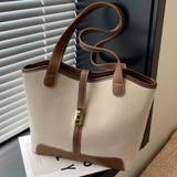 大容量キャンバスショルダートート バッグ トートバッグ | maison de LATIR | 詳細画像17 