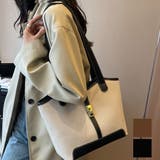 大容量キャンバスショルダートート バッグ トートバッグ | maison de LATIR | 詳細画像1 