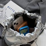 リボン付きフェイクレザーのチェーンショルダー ショルダーバッグ リボン | maison de LATIR | 詳細画像15