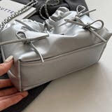 リボン付きフェイクレザーのチェーンショルダー ショルダーバッグ リボン | maison de LATIR | 詳細画像16