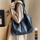 柔らかいフェイクレザートートバッグ トートバッグ ショルダーバッグ | maison de LATIR | 詳細画像1 
