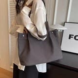 コーデを選ばないシンプルトートバッグ トートバッグ 大容量 | maison de LATIR | 詳細画像3