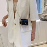 ドレスアップの上品なアクセントのミニショルダーバッグ メタルチェーン チェーンス… | maison de LATIR | 詳細画像2 