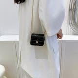 ドレスアップの上品なアクセントのミニショルダーバッグ メタルチェーン チェーンス… | maison de LATIR | 詳細画像3 