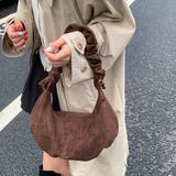 ブラウン | 秋冬コーデを格上げスエードシャーリングバッグ 鞄 バッグ | maison de LATIR