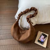 キャメル | 秋冬コーデを格上げスエードシャーリングバッグ 鞄 バッグ | maison de LATIR