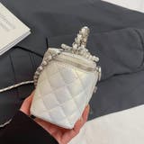 トレンドのチャーム付きキルティングスクエアショルダーバッグ クリスマス レディース | maison de LATIR | 詳細画像12