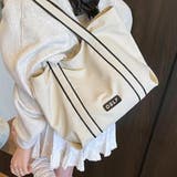 ベージュ | 上品見えカジュアルビッグトートバッグ 春 春服 | maison de LATIR