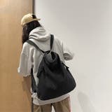 肩掛けもリュックも楽しめる、大容量2WAYバッグバッグ レディース リュック | maison de LATIR | 詳細画像9 