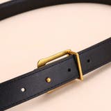 長く愛用したくなるスクエアバックル本革ベーシックベルト アクセサリー ファッショ… | maison de LATIR | 詳細画像9 