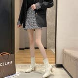 ソックスブーツ ニットソックスミドルブーツ 太ヒール | maison de LATIR | 詳細画像7 