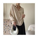 くたっとしたルーズなシルエットが大人可愛いシャツ 綺麗め カジュアル | maison de LATIR | 詳細画像5