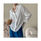 くたっとしたルーズなシルエットが大人可愛いシャツ 綺麗め カジュアル | maison de LATIR | 詳細画像10