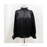 程よい透け感がバルーンスリーブハイネックシャツ バルーン袖 ハイネック | maison de LATIR | 詳細画像19