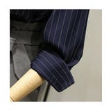 ランタンスリーブが可愛いストライプシャツ 袖コンシャス ドロップショルダー | maison de LATIR | 詳細画像7
