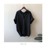 ベーシックで使いやすい半袖シャツブラウス Vネック 無地 | maison de LATIR | 詳細画像19
