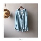 透け感が可愛いバックレスシアーシャツ 背中開き フロントボタン | maison de LATIR | 詳細画像18