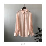 サイドリボンがポイントのシアーシャツ 透け感 透けシャツ | maison de LATIR | 詳細画像20