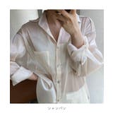 オーバーサイズがかわいいシアーシャツ 肩落ち キュート | maison de LATIR | 詳細画像20