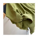 ランタンスリーブが可愛いコットンシャツ Uネック アシンメトリー | maison de LATIR | 詳細画像16