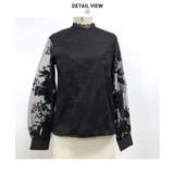 華やかな存在感を漂わせるフラワー刺繍レース長袖ブラウス ハイネック 裏地付き | maison de LATIR | 詳細画像11 