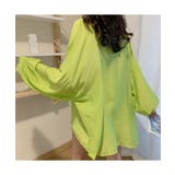 コーデをパッと明るい印象にしてくれるキャンディーカラー薄手シャツ | maison de LATIR | 詳細画像7