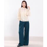 エレガントな総レースデザインブラウス レースシャツ 春 | maison de LATIR | 詳細画像2 