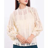 エレガントな総レースデザインブラウス レースシャツ 春 | maison de LATIR | 詳細画像3 